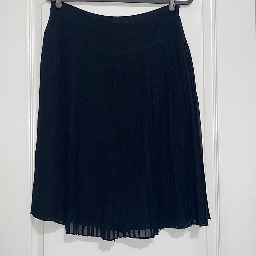 Black Pleated Skirt
